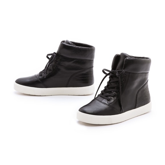Vince Shoes - VINCE • Cori High Top Leather Sneaker